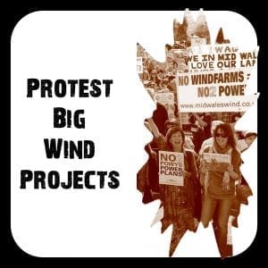 Protest Big Wind Projects