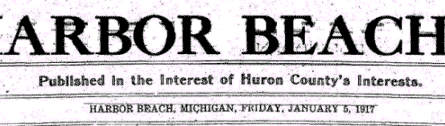 Harbor Beach Times Masthead
