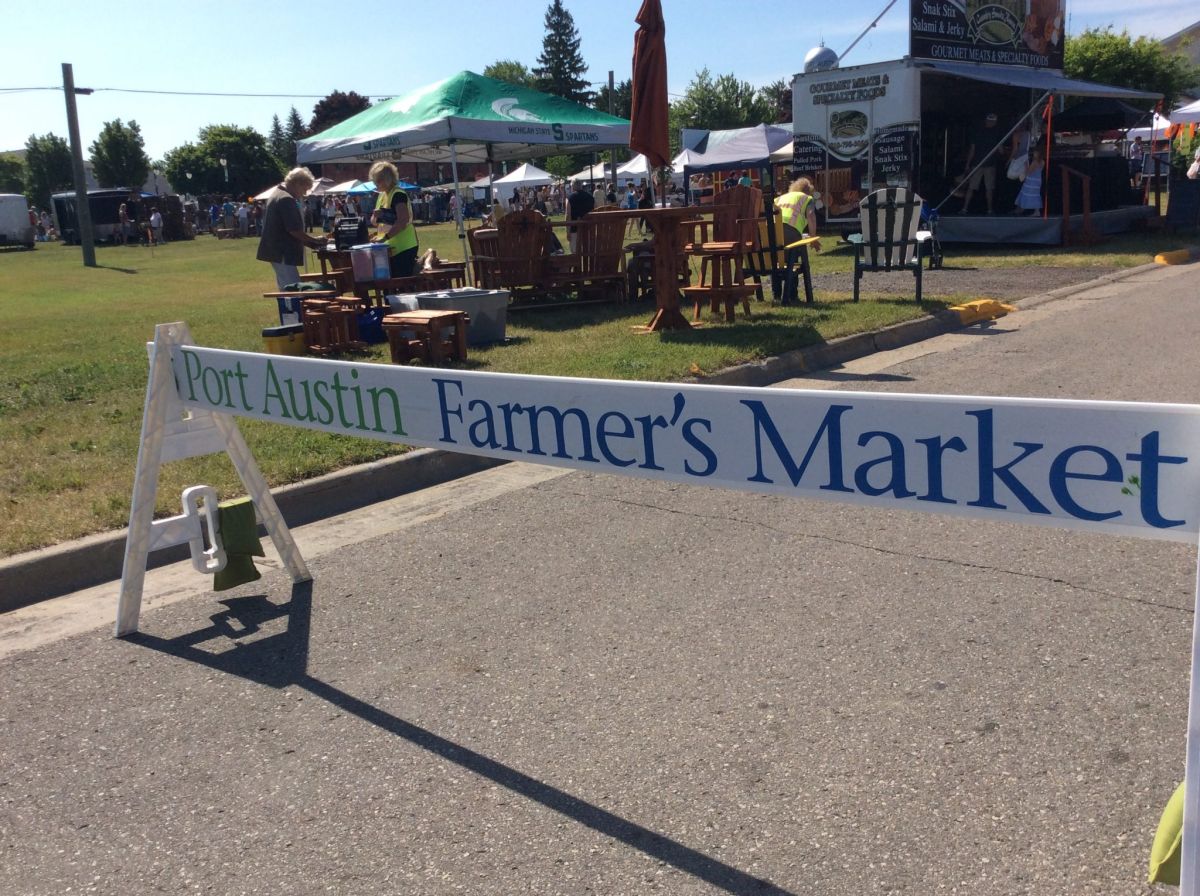 Port Austin Farm Market Opens with Few Vendors, Sparse Crowds