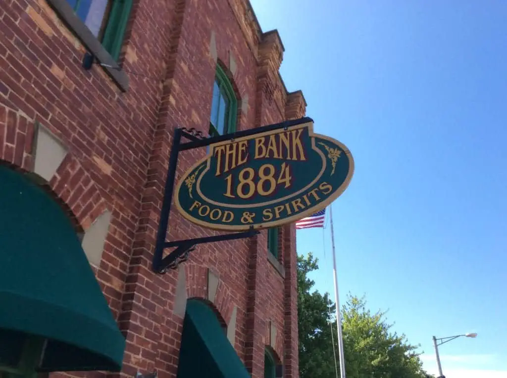 The Bank 1884 Food and Spirits, Port Austin Michigan