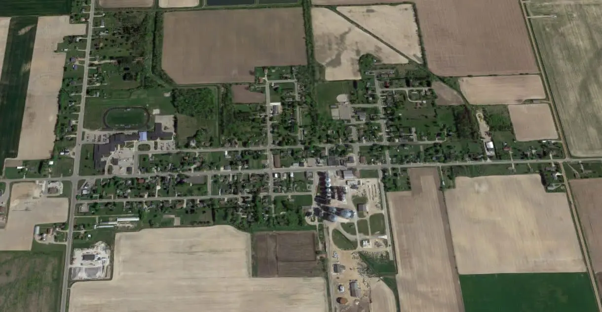 Kinde, Michigan from the Air