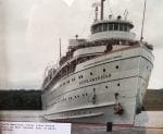 SS South American at Mott Island Isle Royale - Steamships