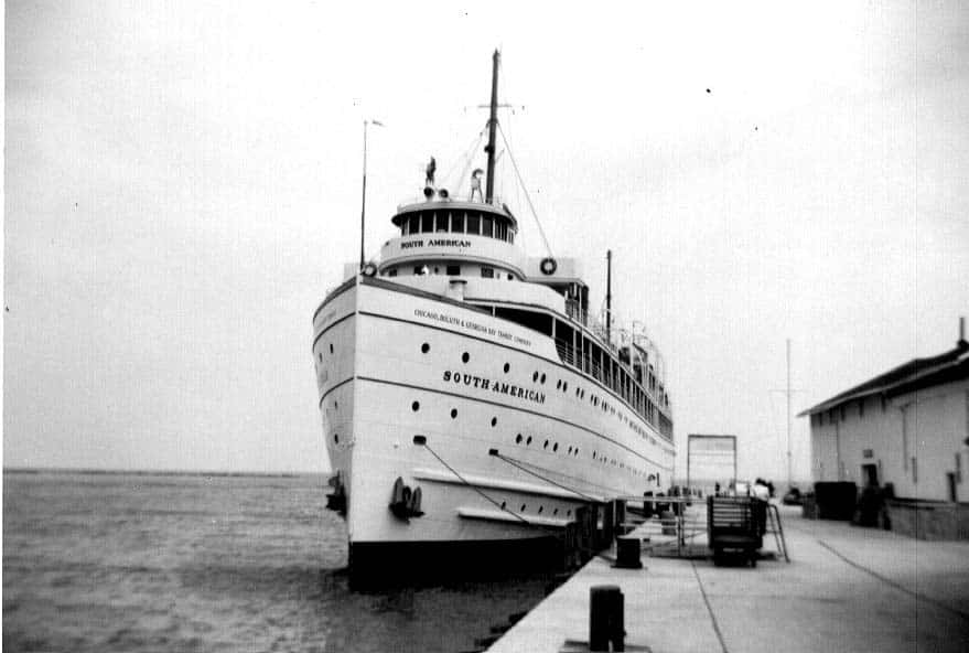 SS South American at Dock