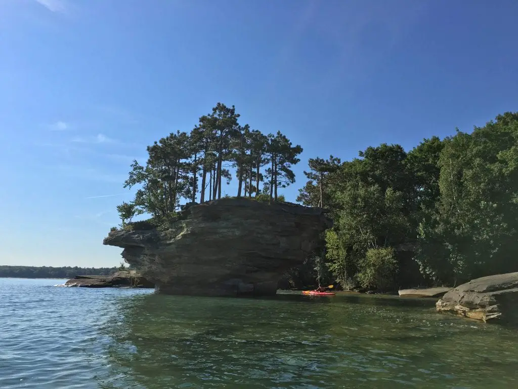 Turnip-rock - Michigan Attractions