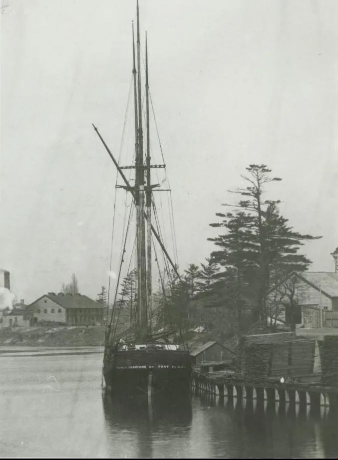 Charlie Crawford on Black River - Great Lakes Shipbuilding