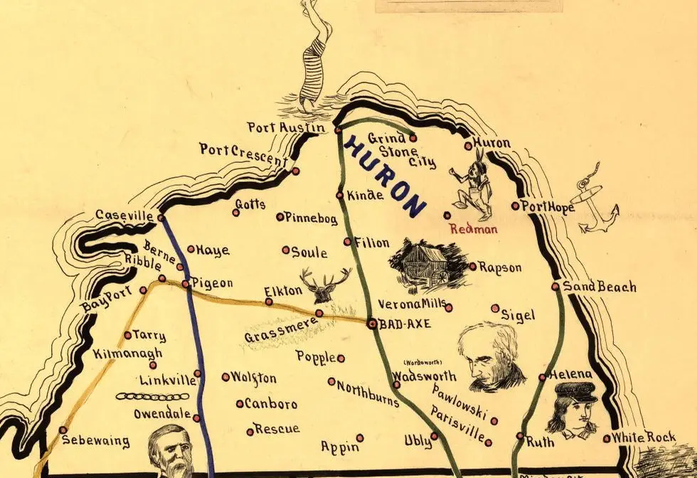 Huron- Railway Map