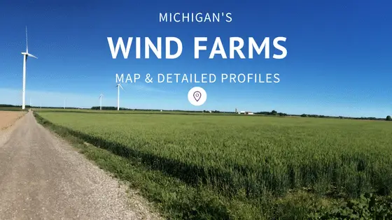 Michigan Wind Farm Map
