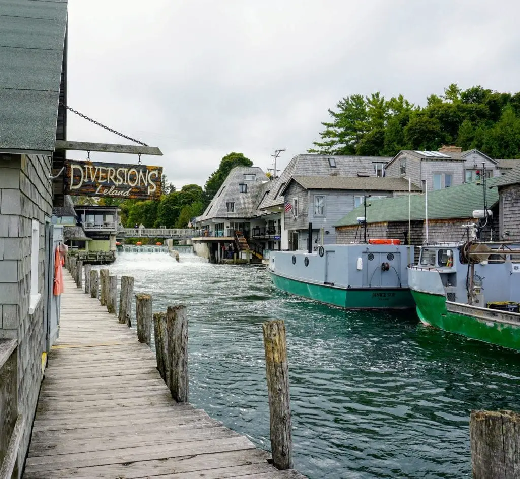 Dockside at Fishtown in Leland Michigan