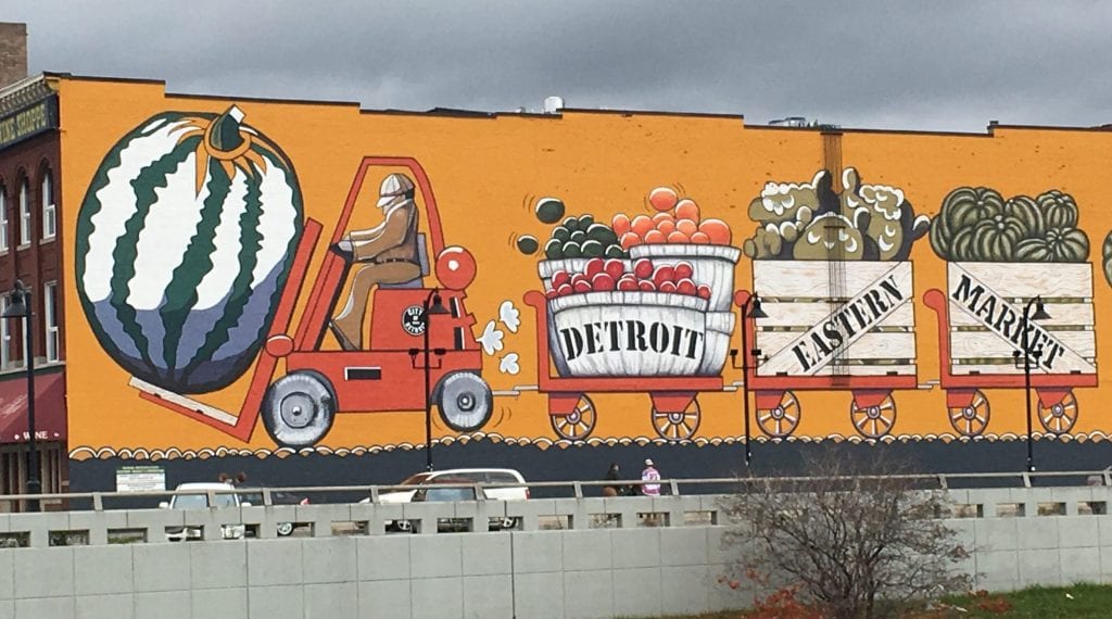 Eastern Market Mural - What is worth visiting in Detroit