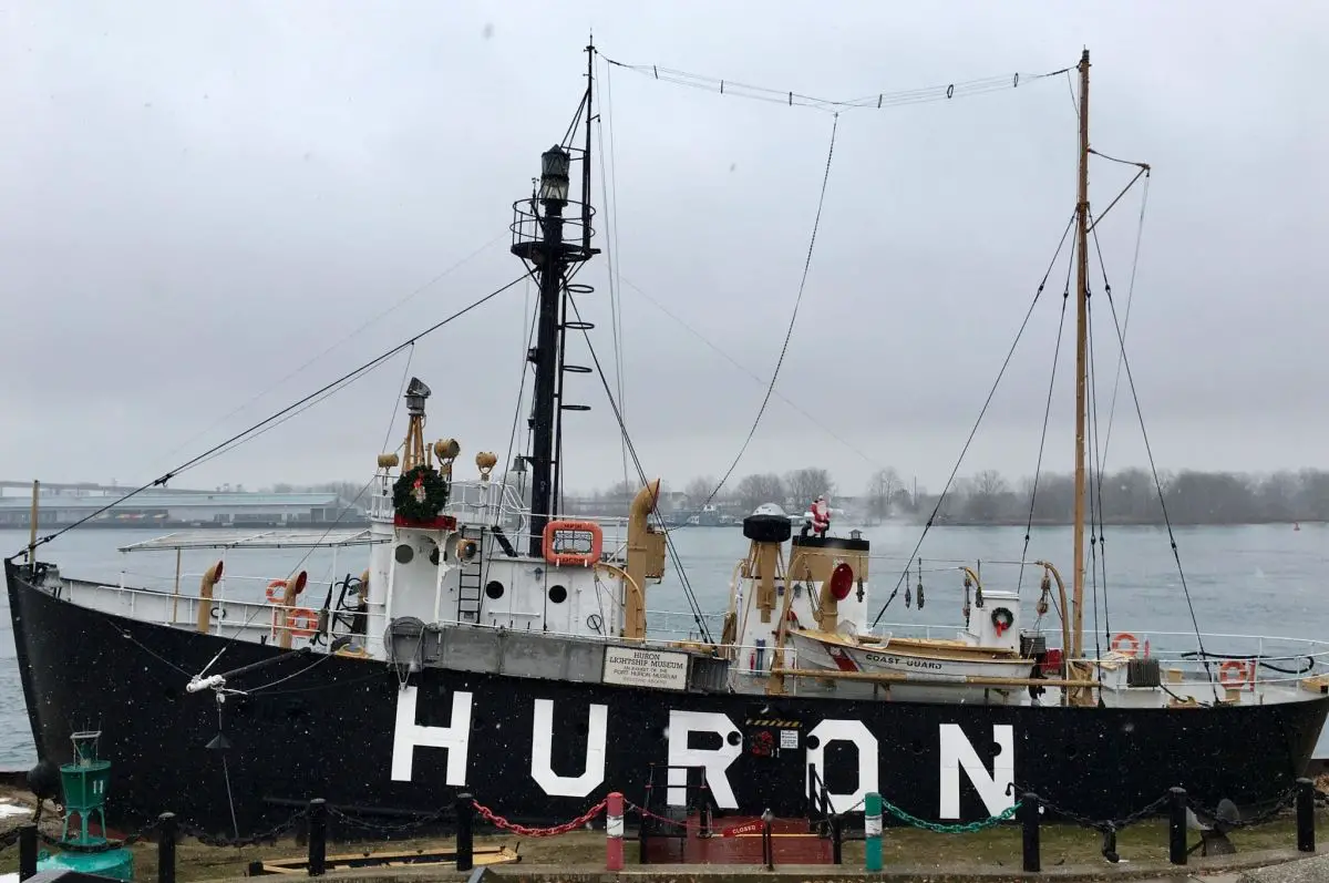 The Lightship Huron Still Lights the Way on the St. Clair River.