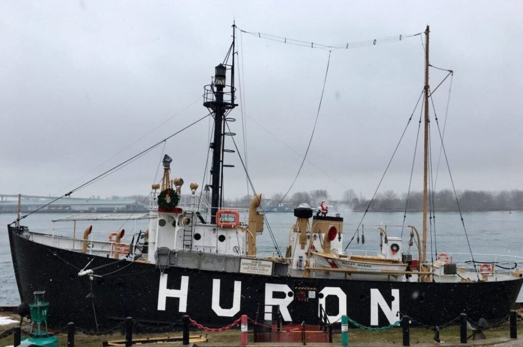 LightShip Huron in the Snow
