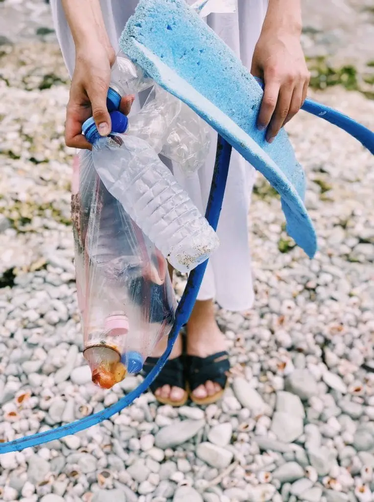 Plastic Pollution on Beach - Microplastic in water
