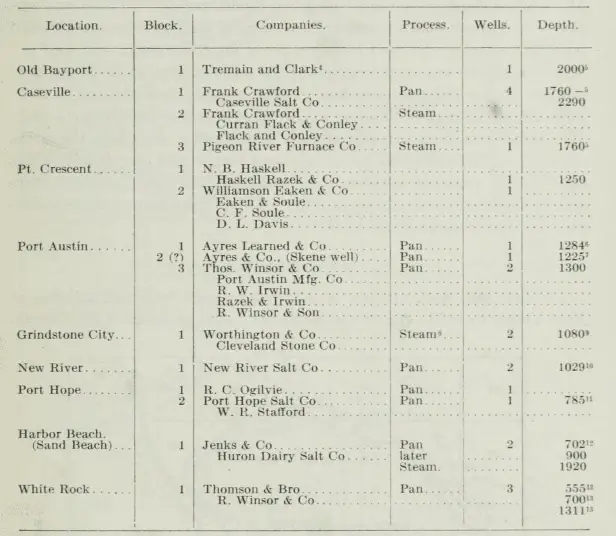 Huron County Salt Companies in the 1800s