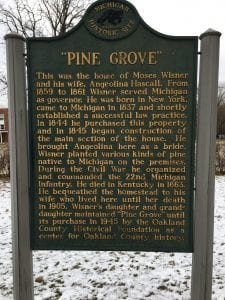 Pine Grove Historical Marker