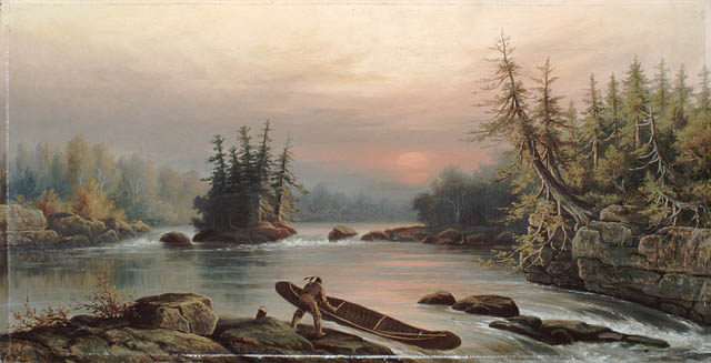 Portage à l'île Two Rivers - Fortnight in the Wilderness