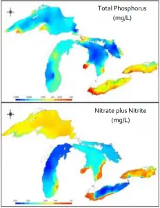 Farm run off into Great Lakes