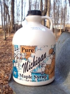 Half-Gallon Jug of Battel's Pure Maple Syrup