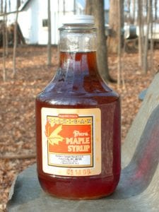 Quart Bottle of Battel's Pure Maple Syrup