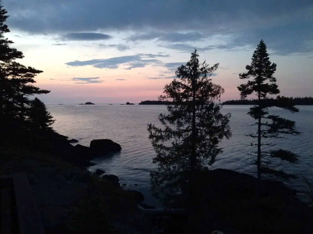 View from Rock Lodge on Isle Royale 