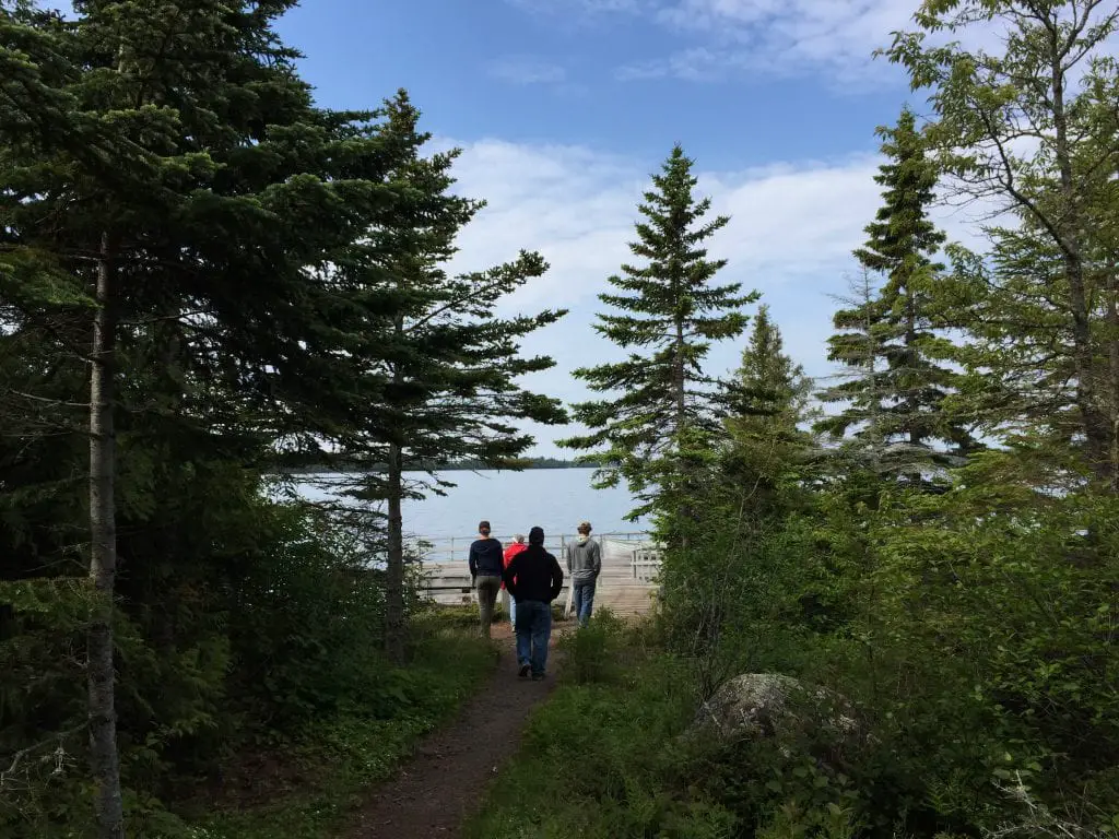 Stroll Down to America Dock at Isle Royale National Park
