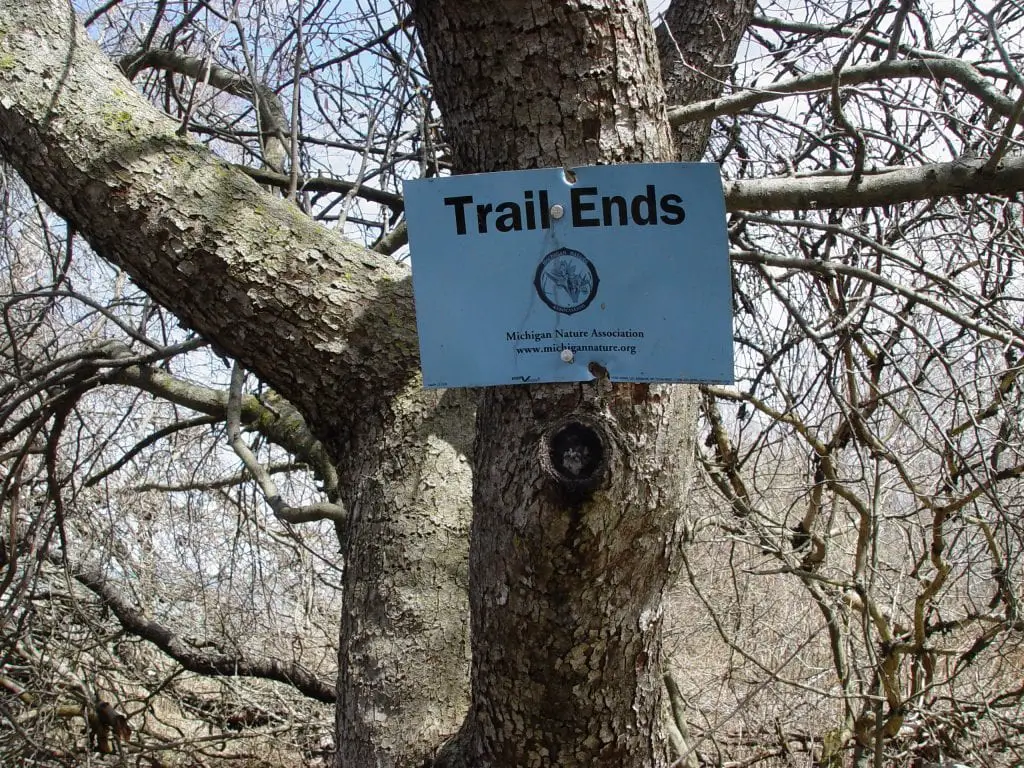 Trail End at Whiskey Harbor