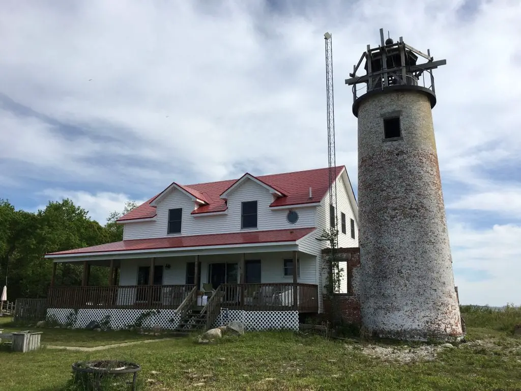 Michigan Lighthouses - Charity Island Michigan