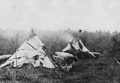 Anishinaabe Camp 1870