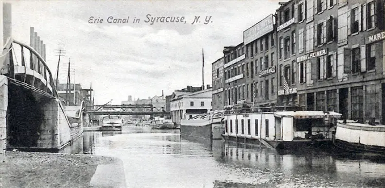 Erie canal 1905 syracuse