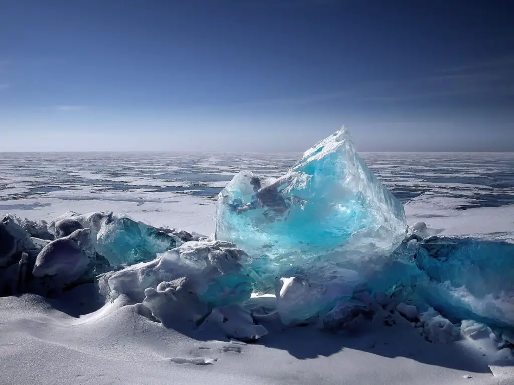 Great Lakes Lake Coverage - Walking on Clear Ice