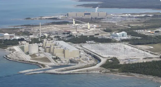 Bruce Nuclear Power Plant in Ontario Canada