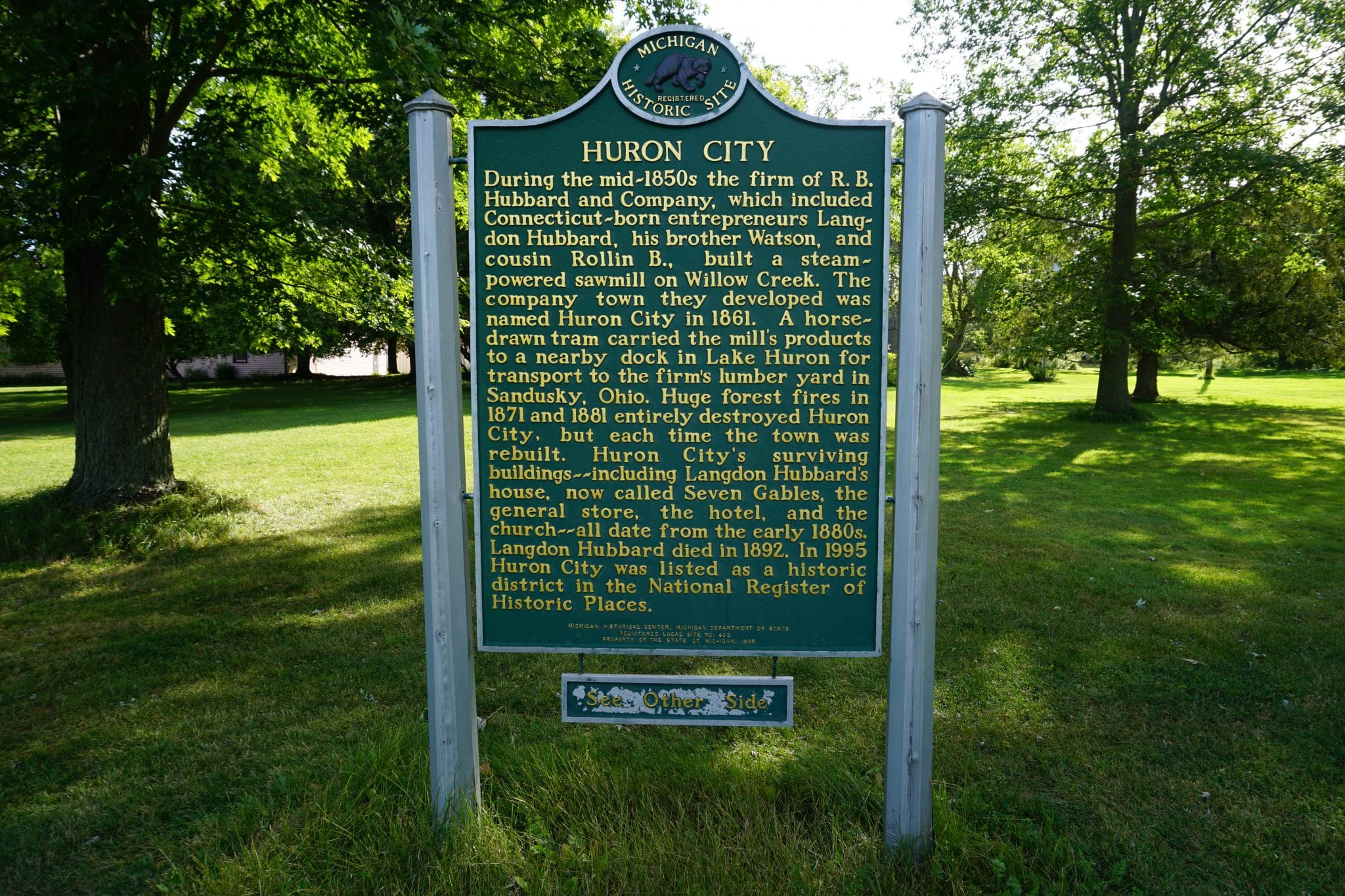 The Living Time Capsule of Huron City Michigan