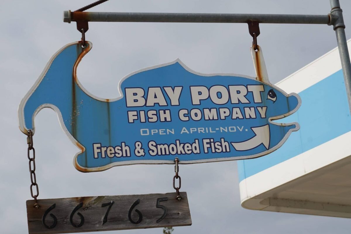 Bay Port Fish Company Sign