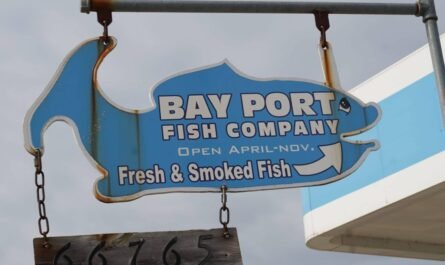 Bay Port Fish Company Sign