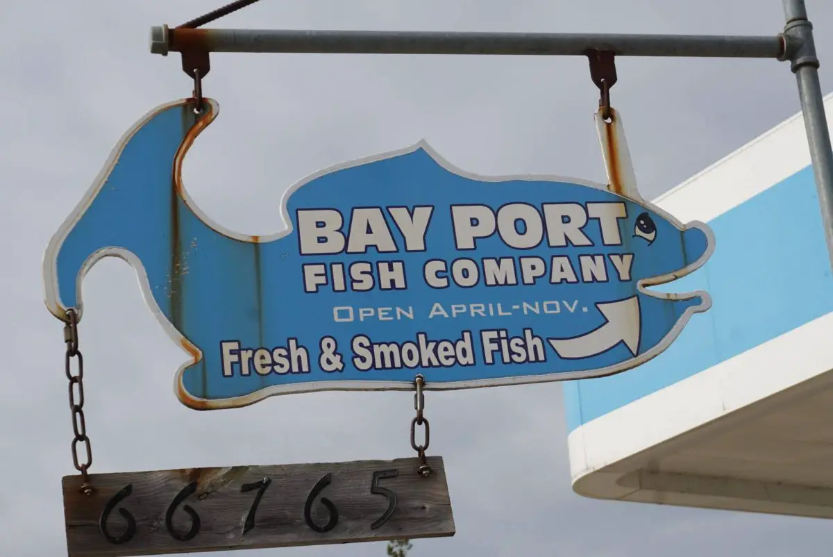 Bay Port Fish Company Sign