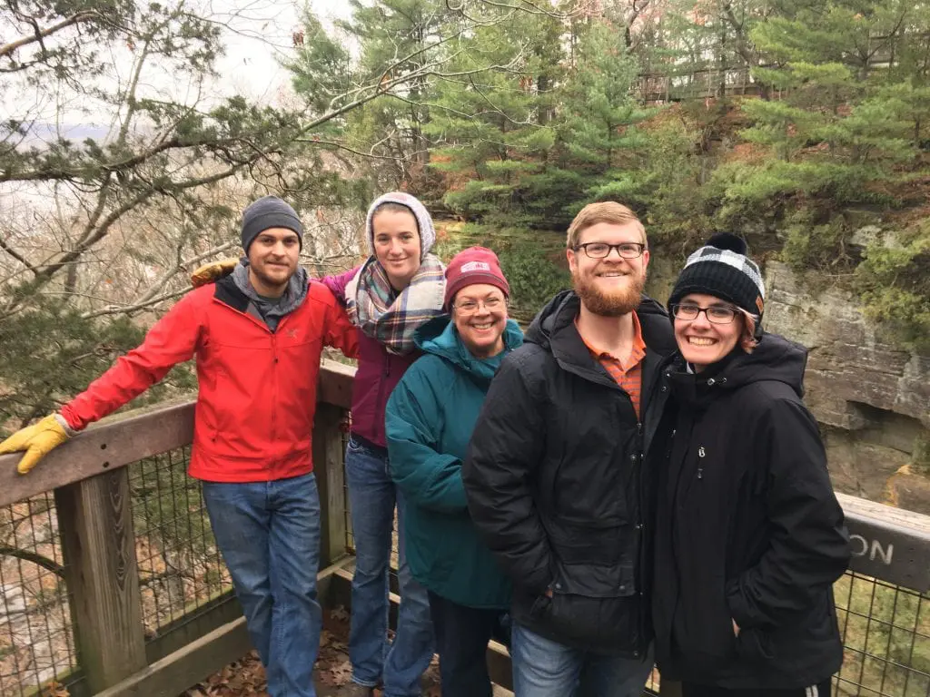Family at Starved Rock State Park