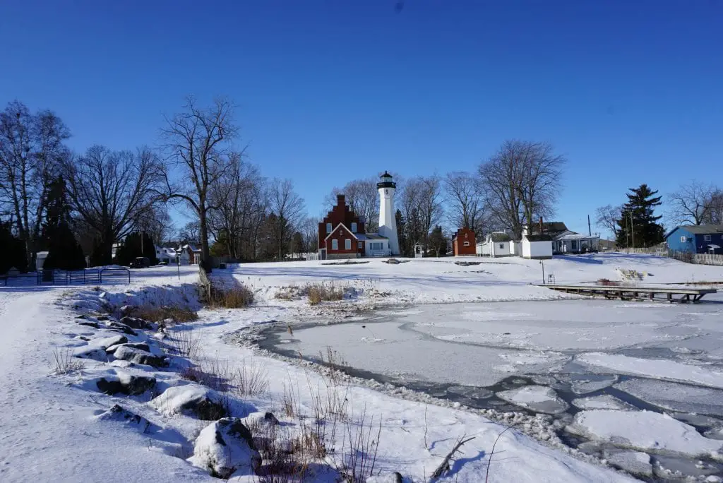 Port Sanilac Light by Harbor