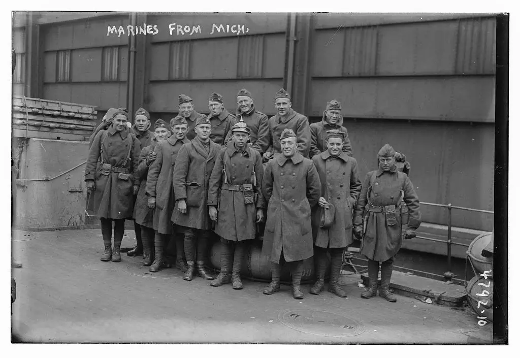 WWI American Marines from Michigan