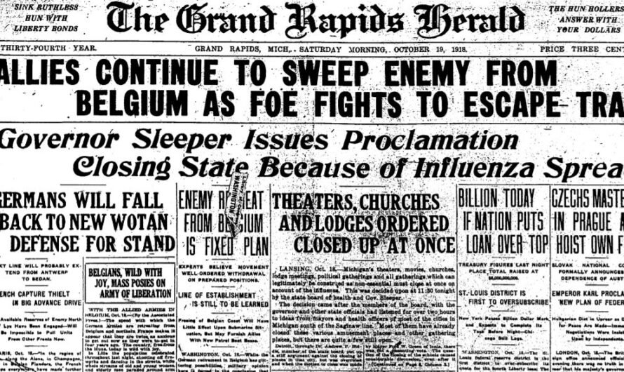 The Last Time A Michigan Governor Shutdown the State Due to a Pandemic