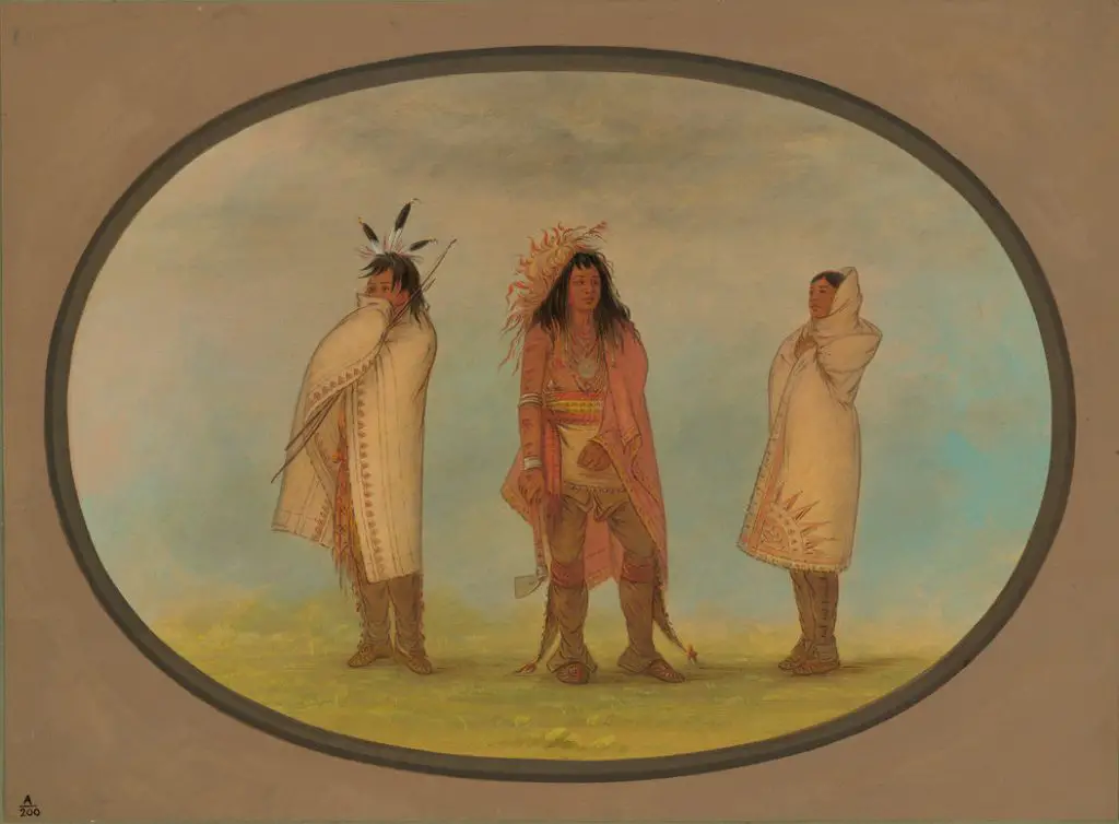 Three Iroquois Indians-Dark - Fortnight in the Wilderness