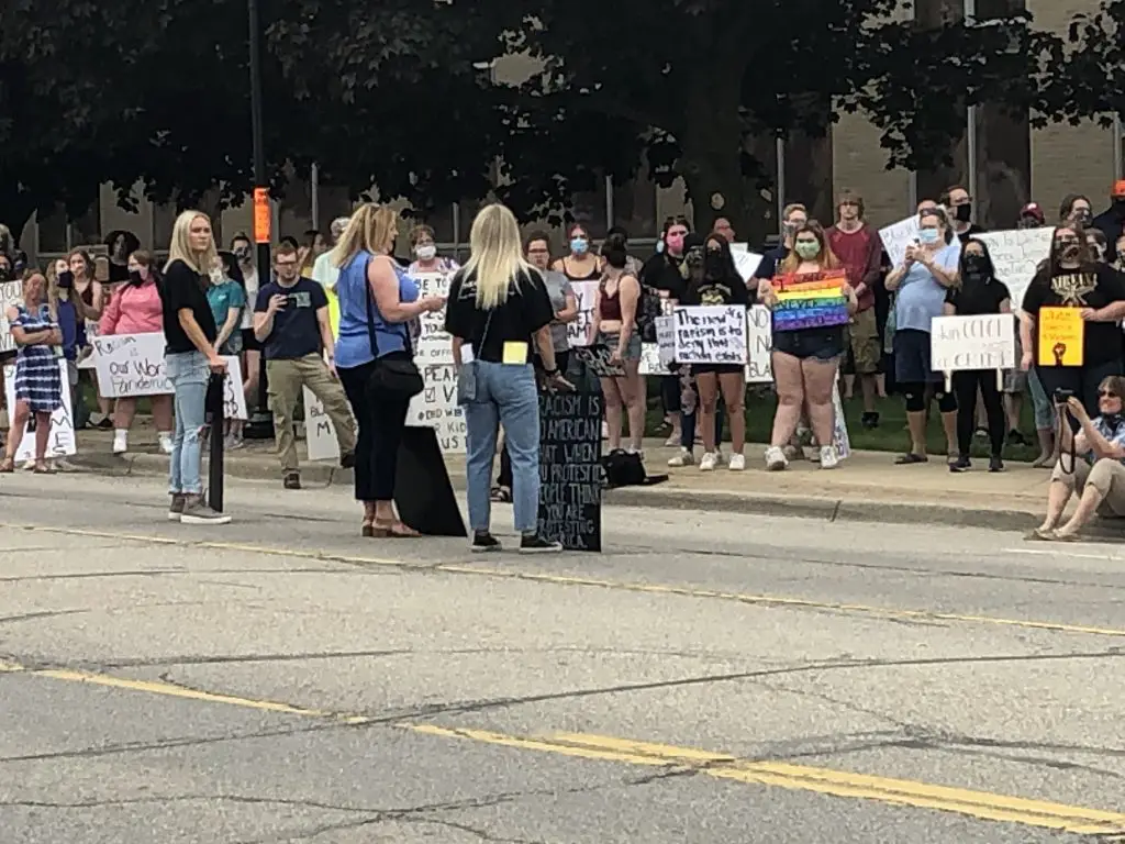 Black Lives Matter Protest in Bad Axe Michigan