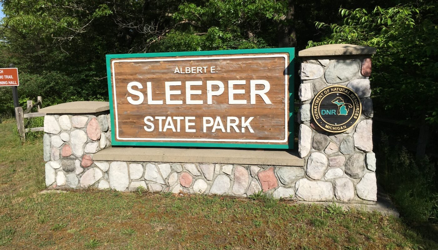 Sleeper State Park Welcome Sign