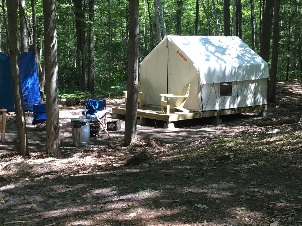 Safari Campsite at Sleeper State Park