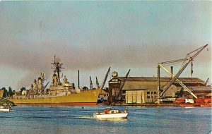 Postcard of Defoe Shipbuilding Company Bay City Michigan
