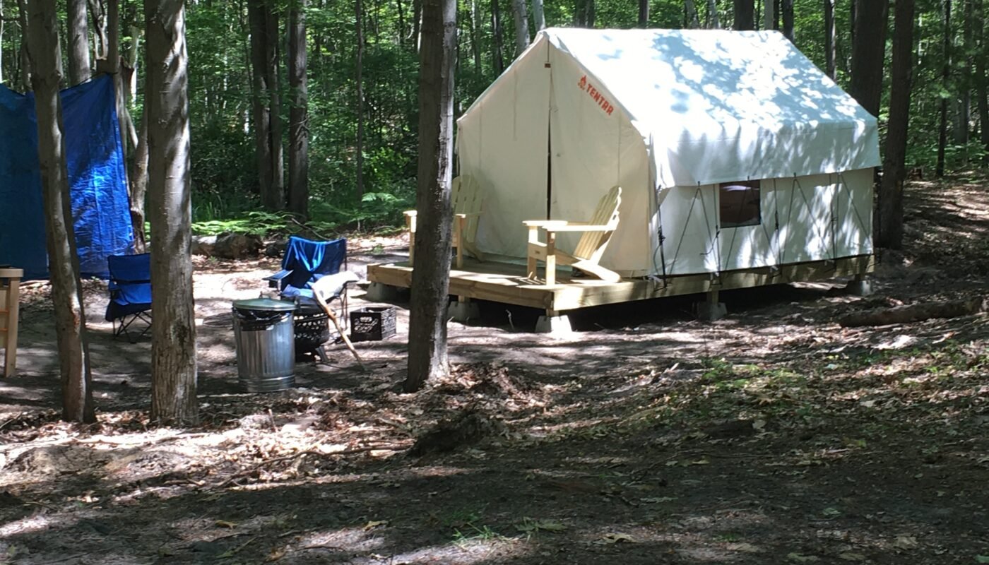 Safari Campsite at Sleeper State Park