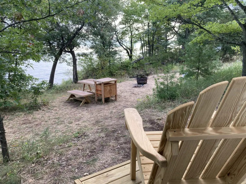 Beachside Camping at Albert E. Sleeper State Park