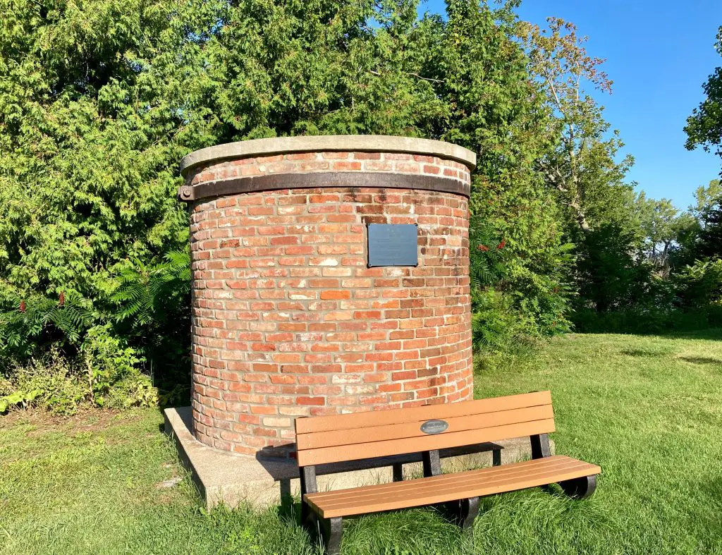 Restored Sawmill Chimney at Port Crescent State Park