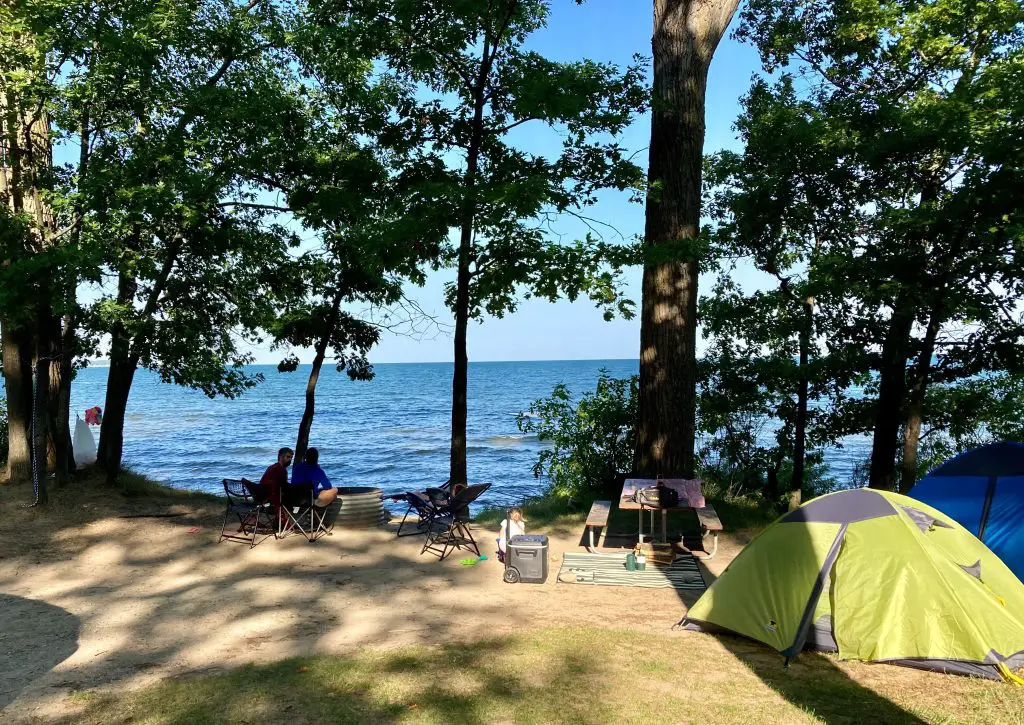 Beachside Camping At Port Crescent State Park