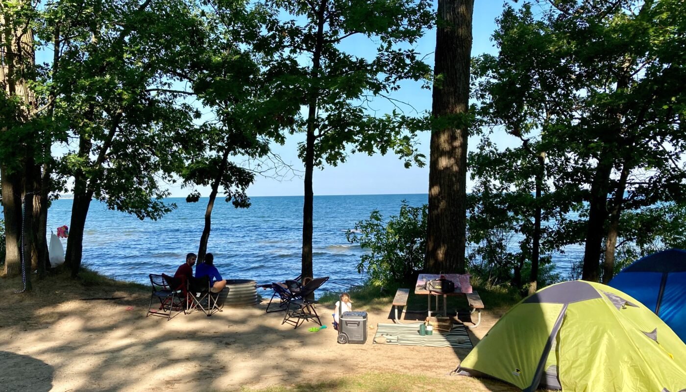 Beachside Camping At Port Crescent State Park