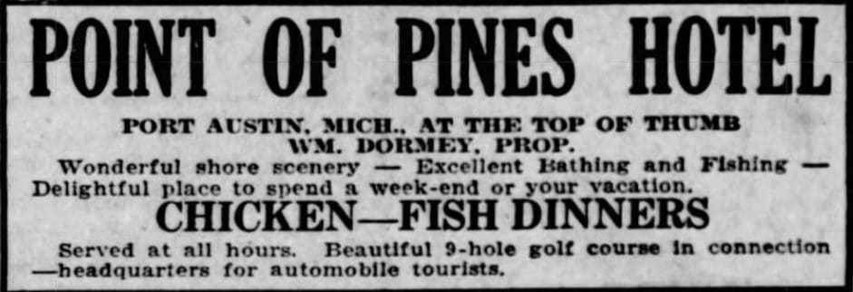 Point of Pines Ad