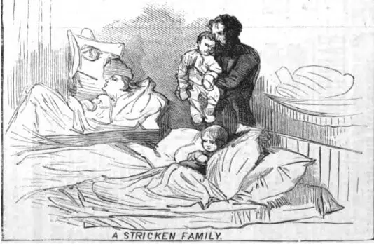 Great Michigan Fire 1881 - A Stricken Family